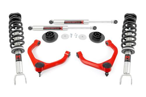 Rough Country - Rough Country 3 Inch Lift Kit - M1 Struts/M1 - Ram 1500 4WD (2012-2018 & Classic) - 31240RED