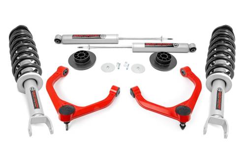 Rough Country - Rough Country 3.5 Inch Lift Kit - N3 Struts - Ram 1500 2WD/4WD (2019-2025) - 31431RED