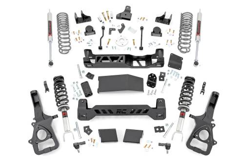 Rough Country - Rough Country 6 Inch Lift Kit - M1/M1 - Dual Rate Coils - Ram 1500 4WD (19-22) - 33440