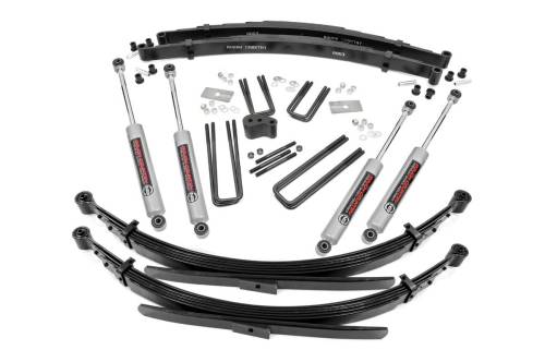 Rough Country - Rough Country 4 Inch Lift Kit - Rear Springs - Dodge W100 Truck (86-89)/W200 Truck (78-80) - 340.20