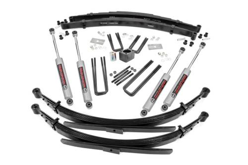 Rough Country - Rough Country 4 Inch Lift Kit - Rear Springs - Dodge W100 Truck (86-89)/W200 Truck (78-80) - 341.20