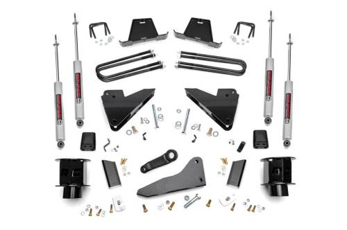 Rough Country - Rough Country 5 Inch Lift Kit - Radius Arm Drop - SRW - Ram 3500 4WD (2013-2015) - 35620