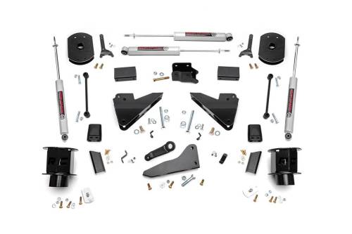 Rough Country - Rough Country 5 Inch Lift Kit - FR Spacer - Radius Arm Drop - Ram 2500 4WD (14-18) - 35720