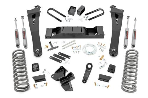 Rough Country - Rough Country 5 Inch Lift Kit - Diesel - Non-AISIN - Ram 3500 4WD (2019-2023) - 37530