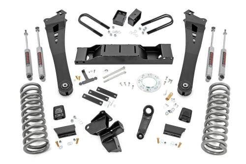 Rough Country - Rough Country 5 Inch Lift Kit - Diesel -AISIN - Ram 3500 4WD (2019-2023) - 37830