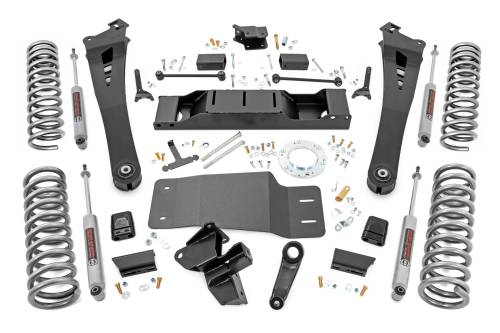 Rough Country - Rough Country 5 Inch Lift Kit - Dual Rate Coils - Non-AISIN - Ram 2500 4WD (19-23) - 38330