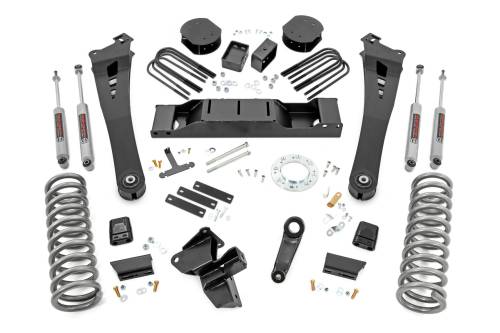 Rough Country - Rough Country 5 Inch Lift Kit - Diesel -AISIN - Ram 3500 4WD (2019-2023) - 38430