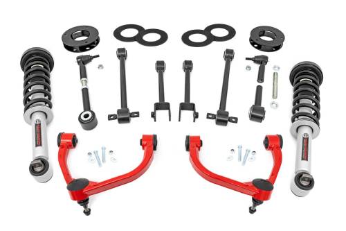 Rough Country - Rough Country 3 Inch Lift Kit - UCA - Ford Expedition 4WD (2018-2023) - 40231RED