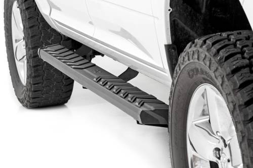 Rough Country - Rough Country BA2 Running Board - Side Step Bars - Ram 1500 (10-18)/2500 (10-23) - 41003