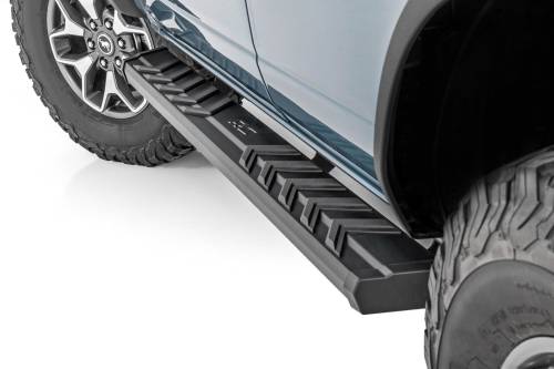 Rough Country - Rough Country BA2 Running Boards - Side Step Bars - 4-Door - Ford Bronco (2021-2023) - 41007