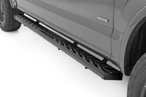 Rough Country - Rough Country BA2 Running Board - Side Step Bars - Ford F-150 Crew Cab (2015-2023) - 41010