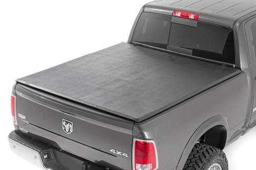 Rough Country - Rough Country Bed Cover - Tri Fold - Soft - 6'4" Bed - Dodge 1500 (02-08)/2500 (03-08) - 41302650