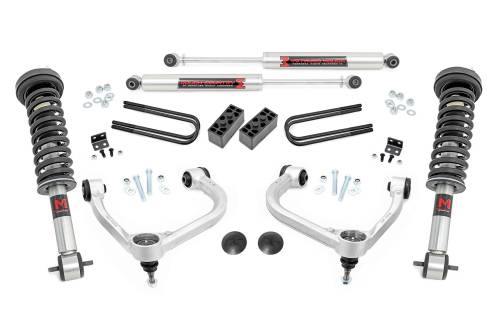 Rough Country - Rough Country 3 Inch Lift Kit - Forged UCA - M1/M1 - Ford F-150 4WD (2021-2023) - 41440