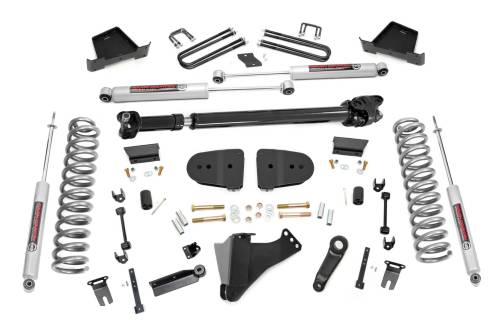 Rough Country - Rough Country 6 Inch Lift Kit - Gas - OVLD - Ford F-250/F-350 Super Duty 4WD (2023-2024) - 41730