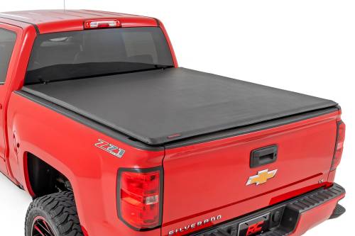 Rough Country - Rough Country Soft Roll Up Bed Cover - 5'9" Bed - Chevy/GMC 1500 (14-18) - 42119551