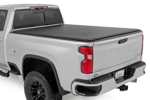 Rough Country - Rough Country Soft Roll Up Bed Cover - 6'9" Bed - Chevy/GMC 2500HD/3500HD (20-24) - 42120690