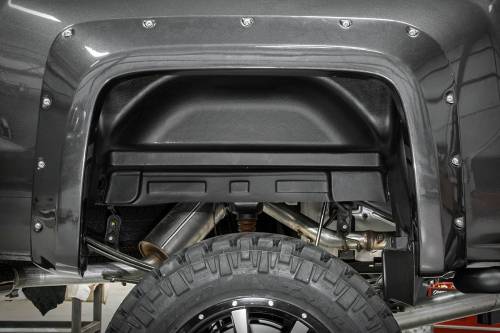 Rough Country - Rough Country Rear Wheel Well Liners - GMC Sierra 1500/Sierra 2500 HD/Sierra 3500 HD (14-19) - 4216