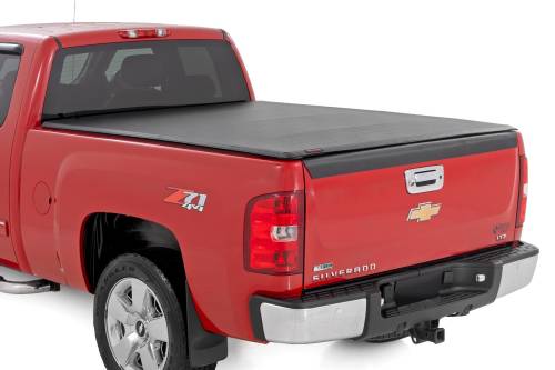 Rough Country - Rough Country Soft Roll Up Bed Cover - 6'7" Bed - Chevy/GMC 1500/2500HD/3500HD (07-13) - 42207650