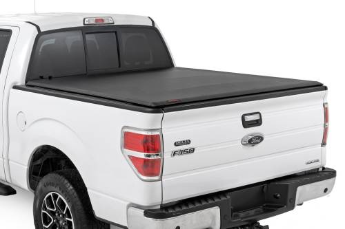 Rough Country - Rough Country Soft Roll Up Bed Cover - 5'7" Bed - Ford F-150 2WD/4WD (09-14) - 42509550