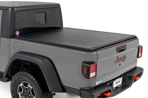 Rough Country - Rough Country Soft Roll Up Bed Cover - 5 Bed - Jeep Gladiator JT 4WD (2020-2024) - 42620500