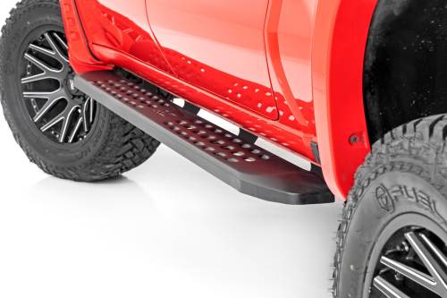 Rough Country - Rough Country RPT2 Running Boards - Crew Cab - Black - Chevy/GMC 1500/2500HD (19-23) - 44002