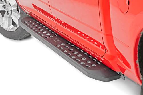 Rough Country - Rough Country RPT2 Running Boards - Crew Cab - Black - Ram 1500 2WD/4WD - 44003