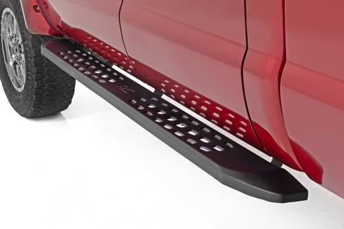 Rough Country - Rough Country RPT2 Running Board - Crew Cab - Black - Ford F-250/F-350 (09-16) - 44009