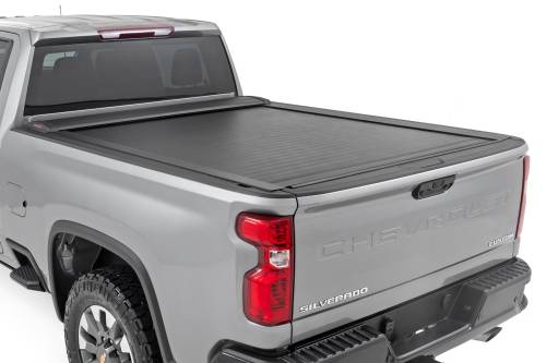 Rough Country - Rough Country Retractable Bed Cover - 6'9" Bed - Chevy/GMC 2500HD/3500HD (20-24) - 46110690