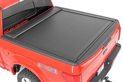 Rough Country - Rough Country Retractable Bed Cover - 5'7" Bed - Ford F-150 (15-20)/Raptor (17-20) - 46220551A