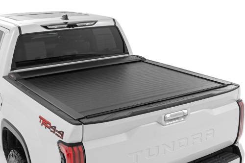 Rough Country - Rough Country Retractable Bed Cover - 5'7" Bed - Toyota Tundra 2WD/4WD (22-23) - 46514551A