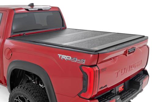 Rough Country - Rough Country Hard Low Profile Bed Cover - 5'7" Bed - Cargo Mgmt - Toyota Tundra (22-24) - 47514551B