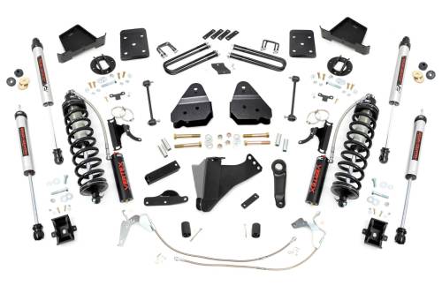 Rough Country - Rough Country 4.5 Inch Lift Kit - W/O Overloads - C/O V2 - Ford Super Duty (08-10) - 47858