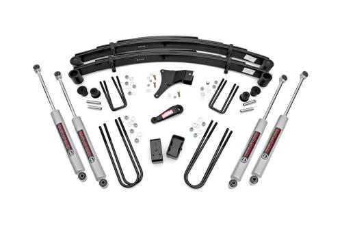 Rough Country - Rough Country 4 Inch Lift Kit - Ford F-350 4WD (1986-1997) - 4918630