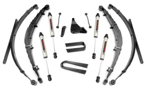 Rough Country - Rough Country 6 Inch Lift Kit - Rear Springs - V2 - Ford Super Duty 4WD (1999) - 49270