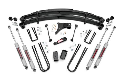 Rough Country - Rough Country 6 Inch Lift Kit - Rear Blocks - Ford Super Duty 4WD (1999) - 49330