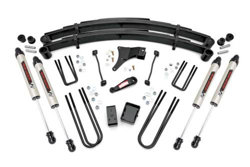 Rough Country - Rough Country 6 Inch Lift Kit - Rear Blocks - V2 - Ford Super Duty 4WD (1999) - 49370