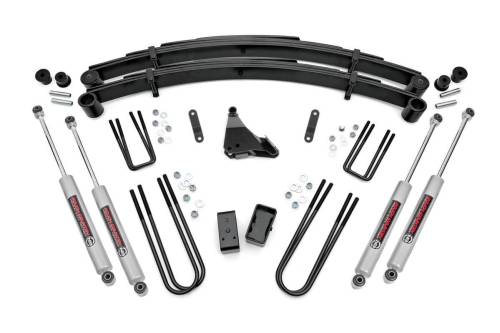 Rough Country - Rough Country 4 Inch Lift Kit - Rear Blocks - Ford Super Duty 4WD (1999-2004) - 49530