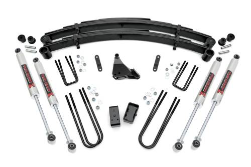 Rough Country - Rough Country 4 Inch Lift Kit - Rear Blocks - M1 - Ford Super Duty 4WD (99-04) - 49540