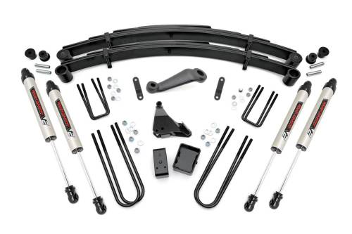 Rough Country - Rough Country 6 Inch Lift Kit - Rear Blocks - V2 - Ford Super Duty 4WD (99-04) - 49670