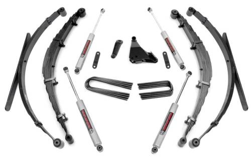 Rough Country - Rough Country 6 Inch Lift Kit - Rear Springs - Ford Super Duty 4WD (1999-2004) - 49730