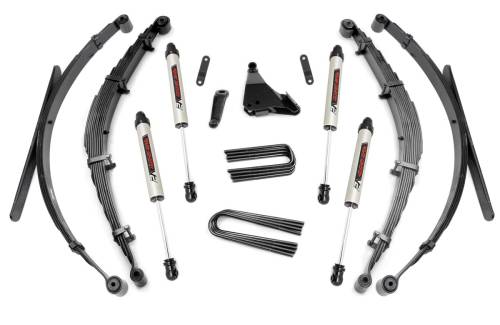 Rough Country - Rough Country 6 Inch Lift Kit - Rear Springs - V2 - Ford Super Duty 4WD (99-04) - 49770