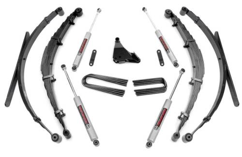 Rough Country - Rough Country 4 Inch Lift Kit - Rear Springs - Ford Super Duty 4WD (1999-2004) - 50130