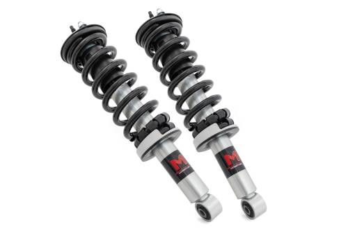 Rough Country - Rough Country M1 Loaded Strut Pair - 2.5 Inch - Nissan Frontier 4WD (2005-2023) - 502098