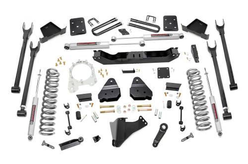 Rough Country - Rough Country 6 Inch Lift Kit - Diesel - 4-Link - No OVLD - Ford Super Duty (17-22) - 50720