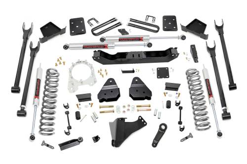 Rough Country - Rough Country 6 Inch Lift Kit - Diesel - 4 - Link - No OVLD - M1 - Ford Super Duty (17-22) - 50740