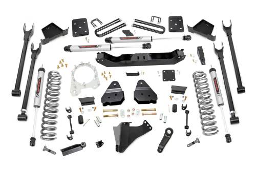 Rough Country - Rough Country 6 Inch Lift Kit - Diesel - 4-Link - No OVLD - V2 - Ford Super Duty (17-22) - 50770