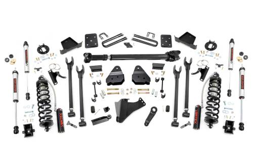 Rough Country - Rough Country 6 Inch Lift Kit - Diesel - 4 Link - D/S - C/O V2 - Ford Super Duty (17-22) - 50858