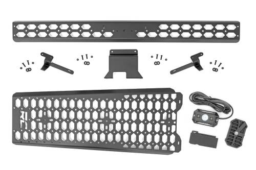 Rough Country - Rough Country Molle Mounting Panel w/ LED Dome Light - Overhead - Ford Bronco 4wd (2021-2023) - 51124