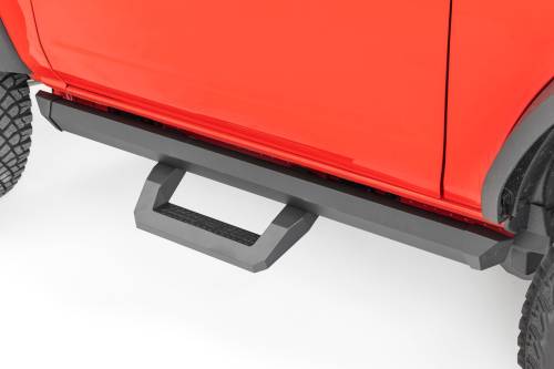 Rough Country - Rough Country SR2 Adjustable Aluminum Step - Ford Bronco (2 Door) 4WD (2021-2023) - 52004