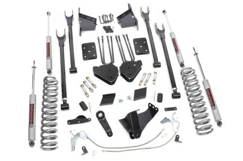 Rough Country - Rough Country 6 Inch Lift Kit - 4-Link - No OVLD - Ford F-250 Super Duty (11-14) - 532.20